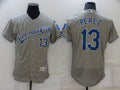 Salvador Pérez Kansas City Royals Official MLB Jersey Majestic gray