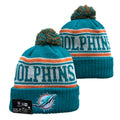 Miami Dolphins NFL New Era winter knit Hat with Pom Pom