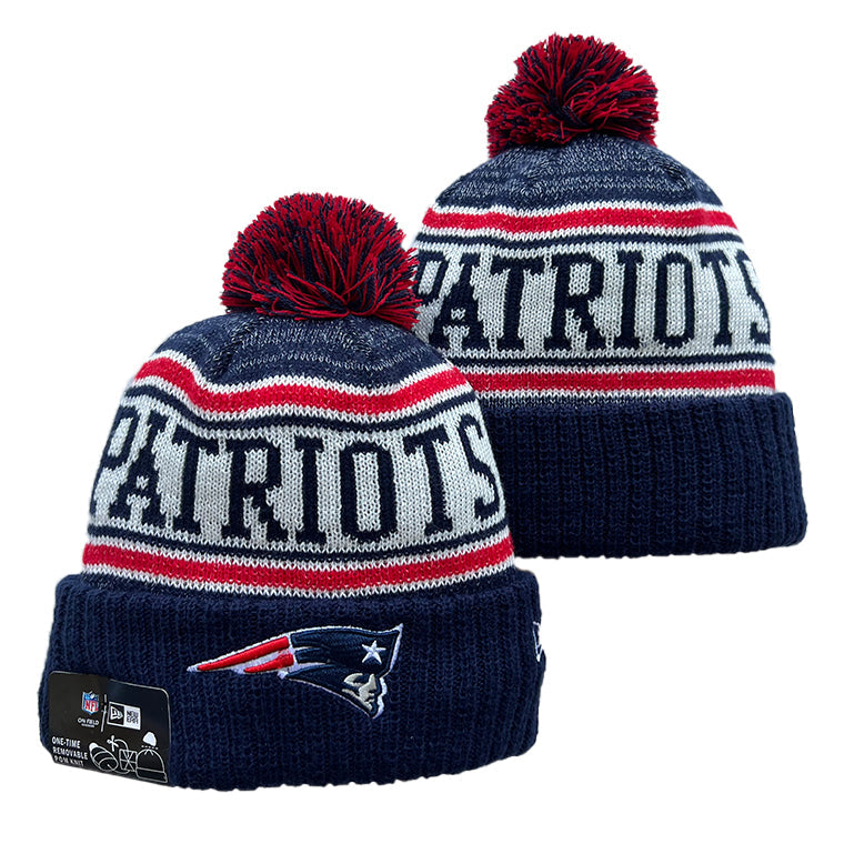 New England Patriots NFL New Era winter knit Hat with Pom Pom