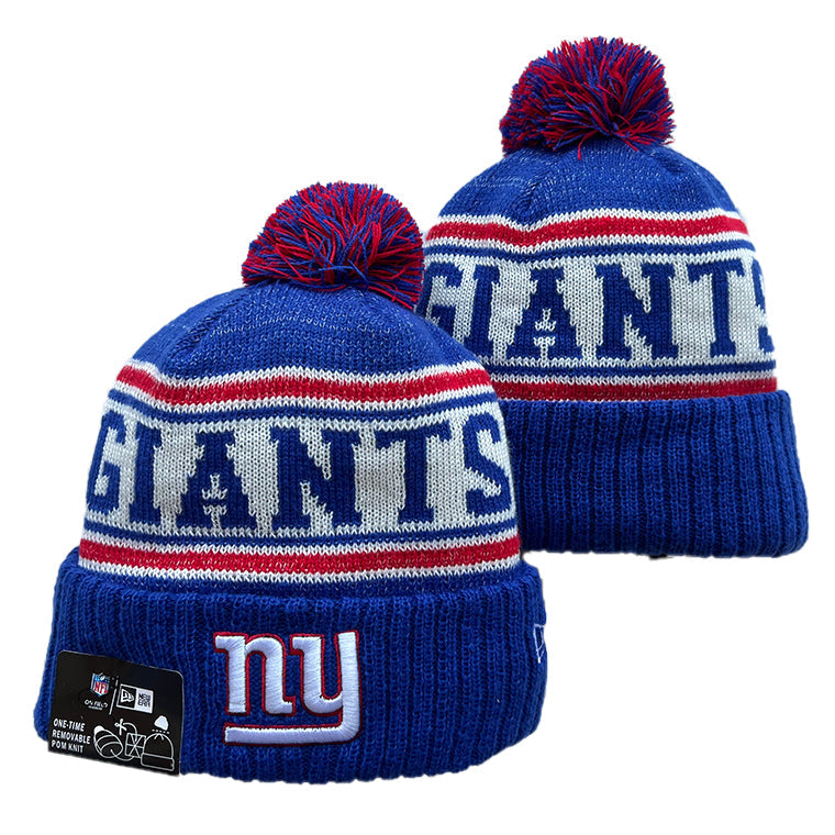 New York Giants NFL New Era winter knit Hat with Pom Pom