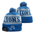 Detroit Lions NFL New Era winter knit Hat with Pom Pom