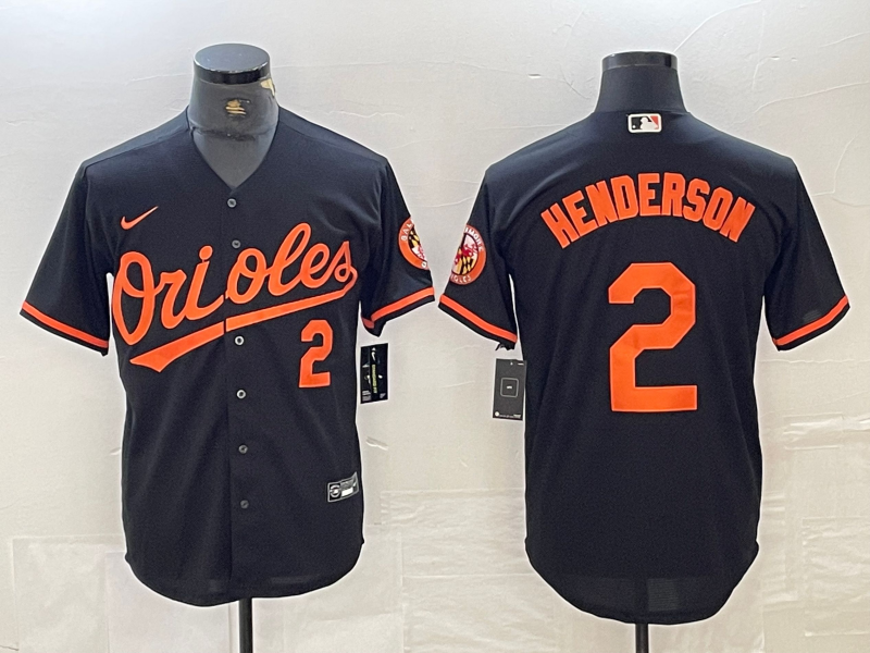 Gunnar Henderson Baltimore Orioles jersey Nike black