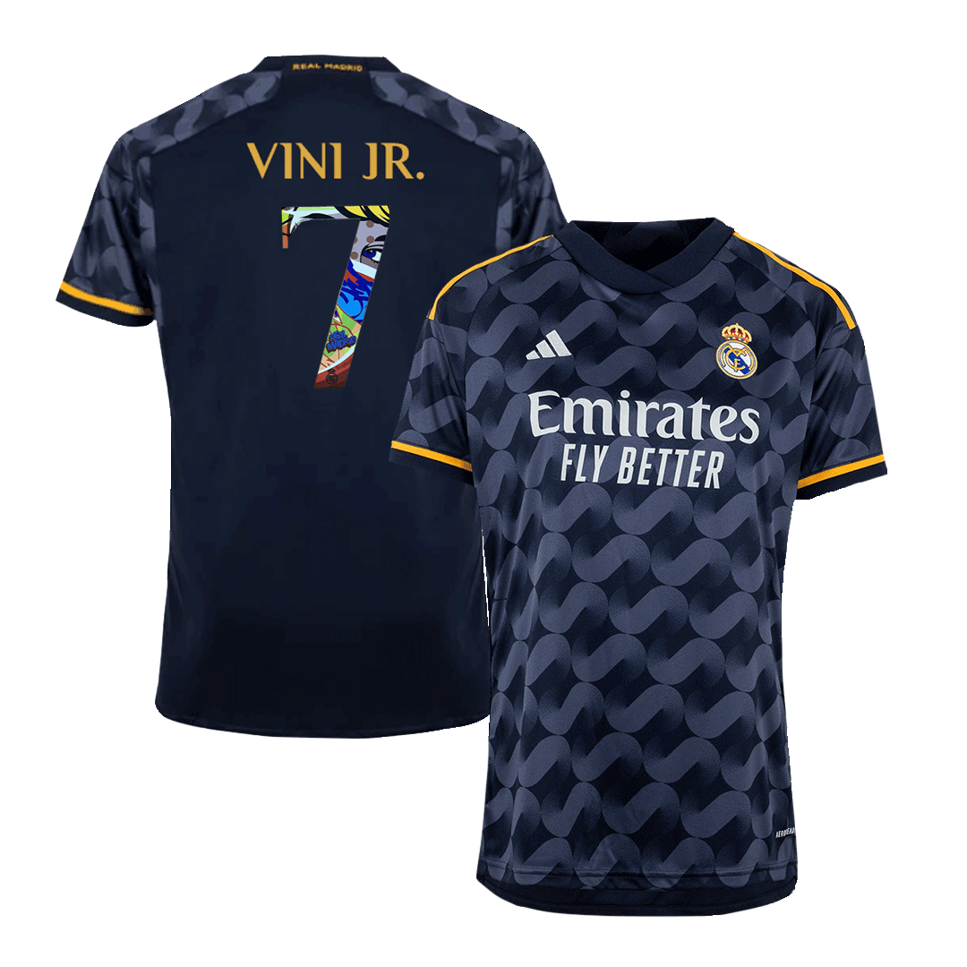 Vini Jr. Real Madrid Soccer Futbol Adidas Jersey adult sizes blue