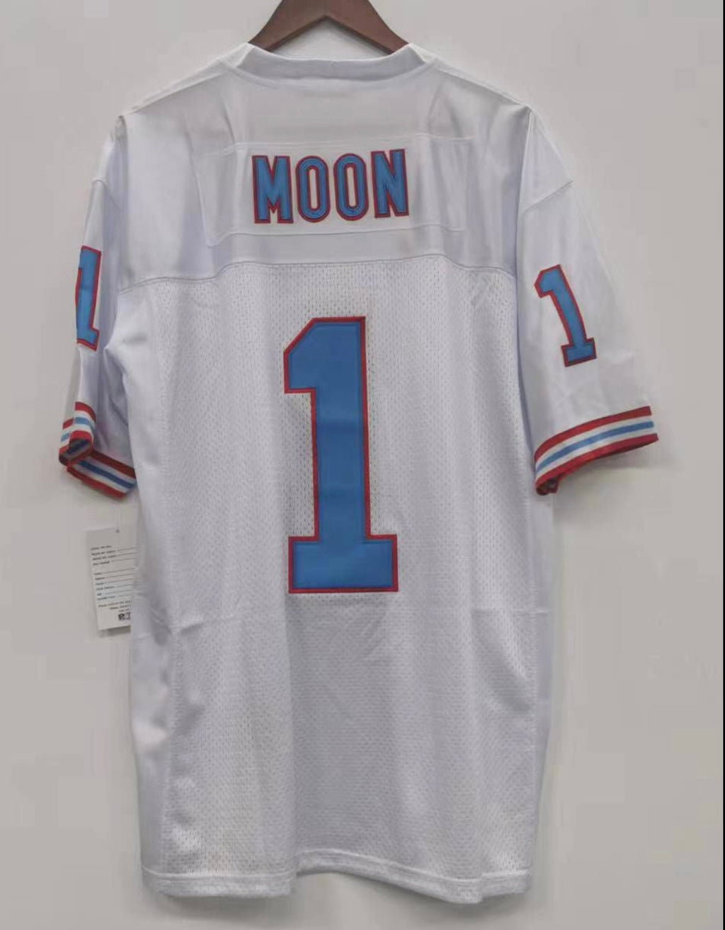 Warren Moon 1993 Houston Oilers Official NFL Mitchell & Ness Jersey
