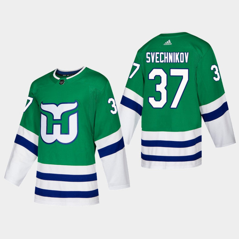 Andrei Svechnikov Hartford Whalers Official NHL Adidas Jersey