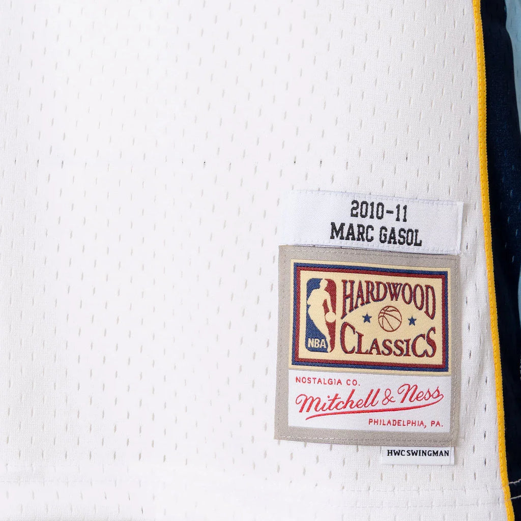 Marc Gasol Memphis Grizzlies Official NBA Mitchell & Ness Jersey white