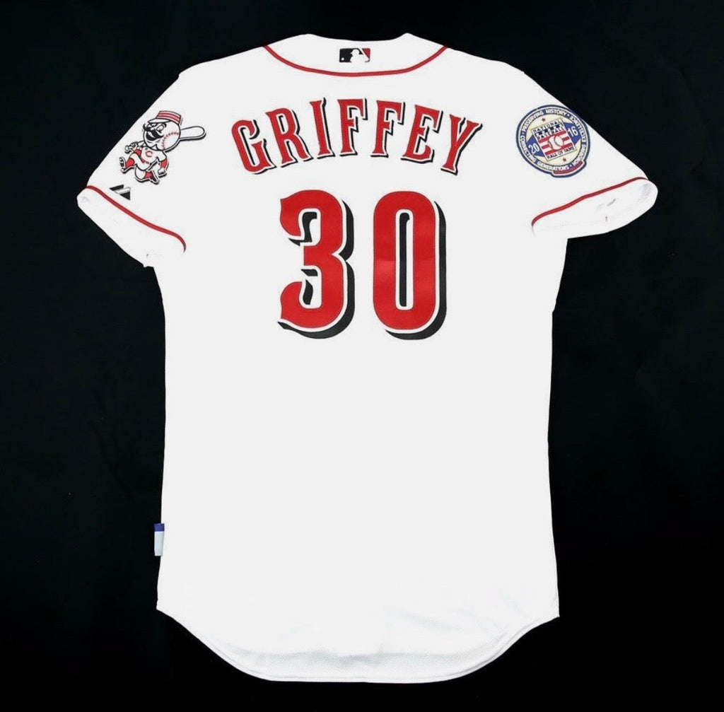 Ken Griffey Jr. YOUTH KIDS Cincinnati Reds Official MLB Majestic Jersey