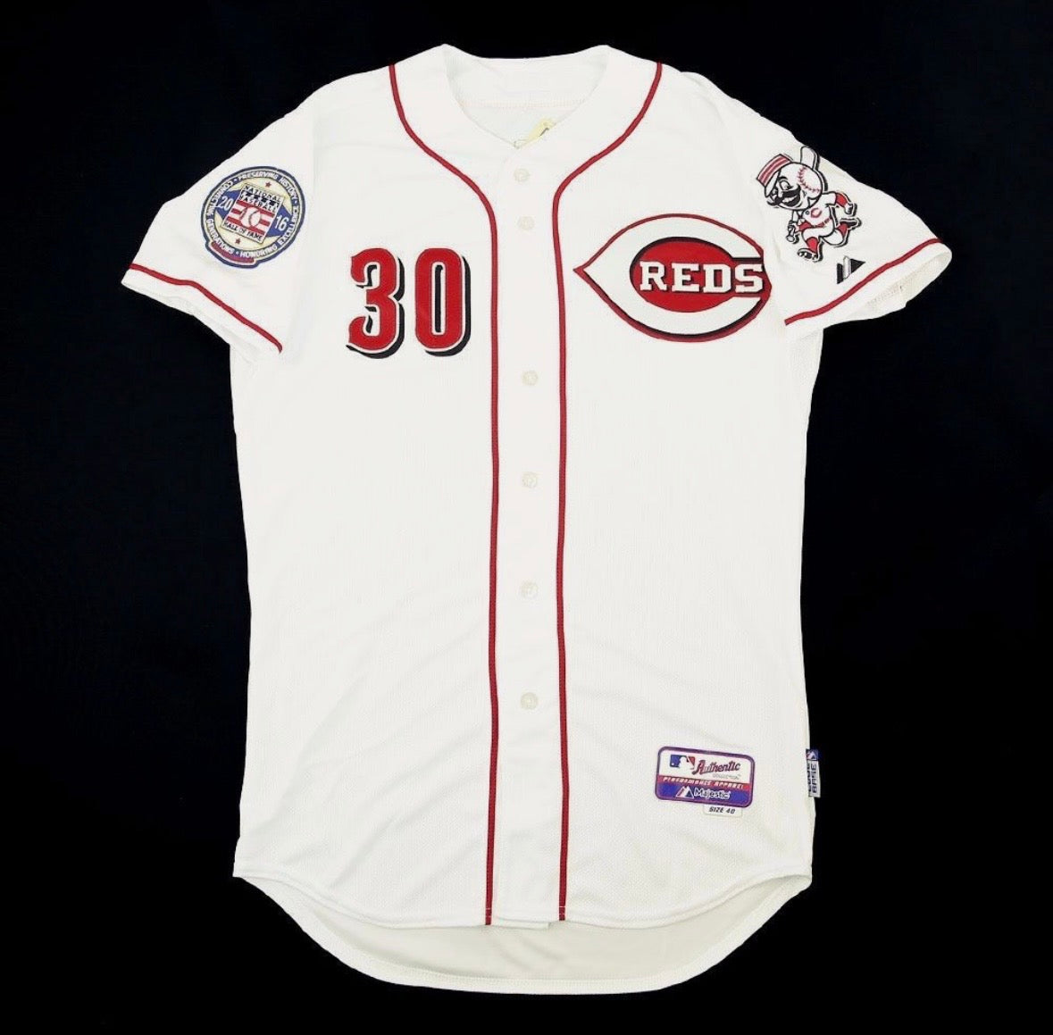 Ken Griffey Jr. YOUTH KIDS Cincinnati Reds Official MLB Majestic Jersey