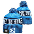 North Carolina Tar Heels NCAA New Era winter knit Hat with Pom Pom