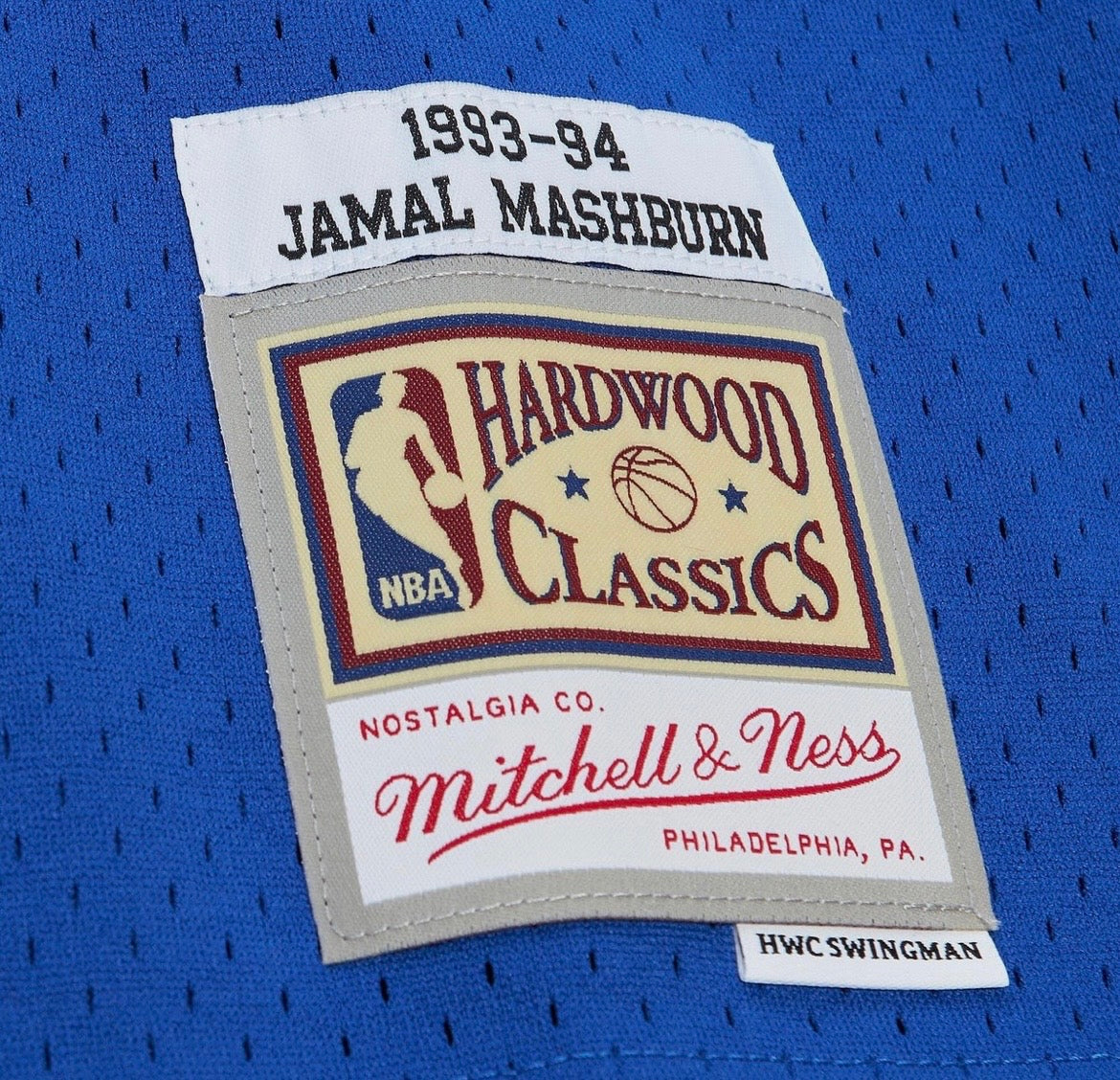 Jamal Mashburn Dallas Mavericks Official NBA Adidas Jersey
