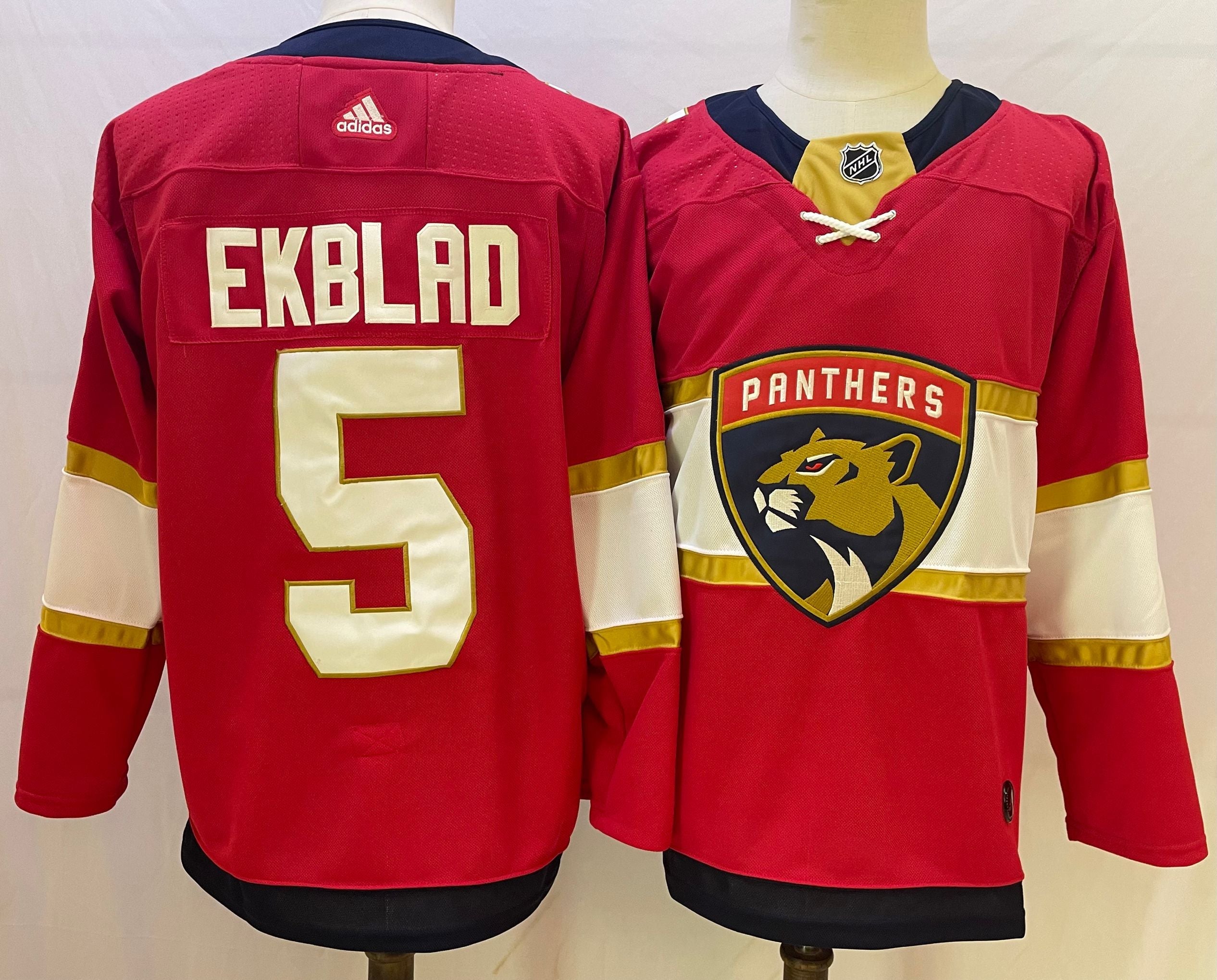 Aaron Ekblad Florida Panthers Official NHL Adidas Jersey red