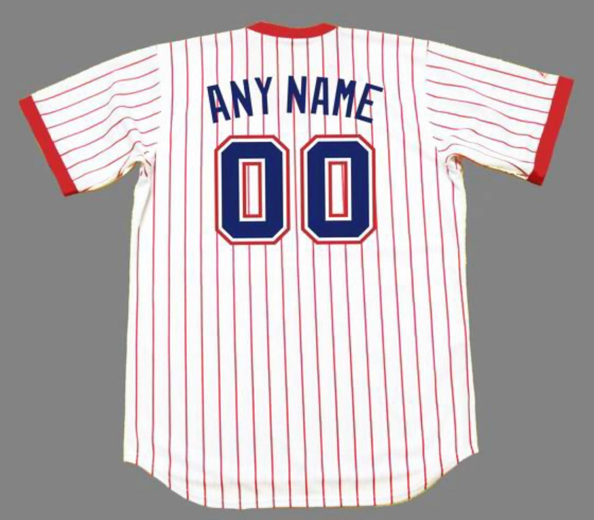 Any name & Number Custom 1976 Atlanta Braves Official MLB Majestic Jersey