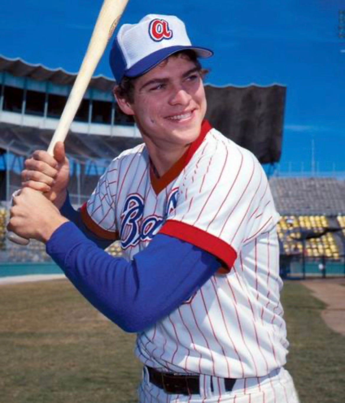 Any name & Number Custom 1976 Atlanta Braves Official MLB Majestic Jersey