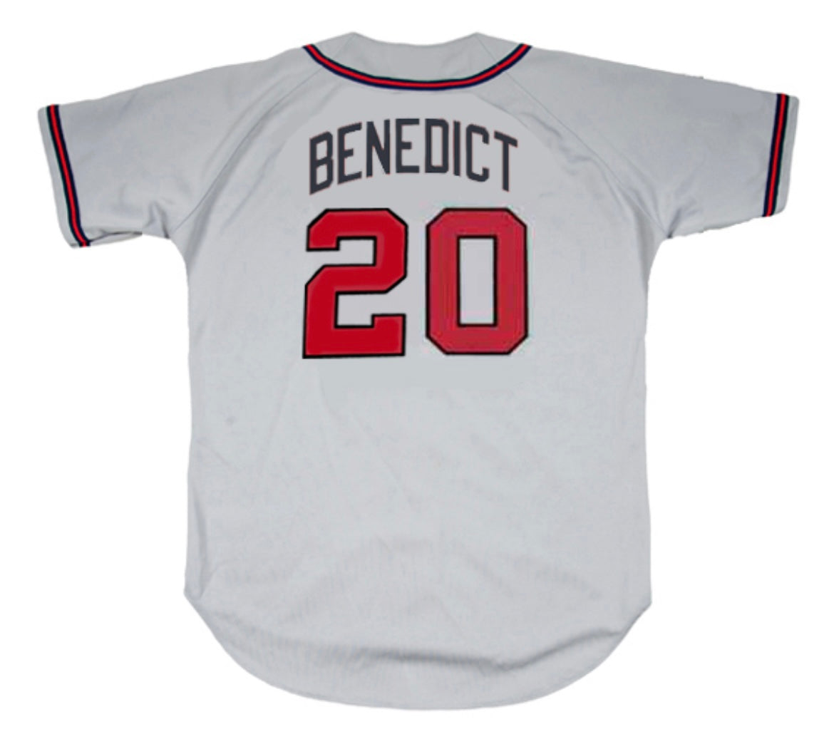 Bruce Benedict 1988 Atlanta Braves Official MLB Majestic Jersey