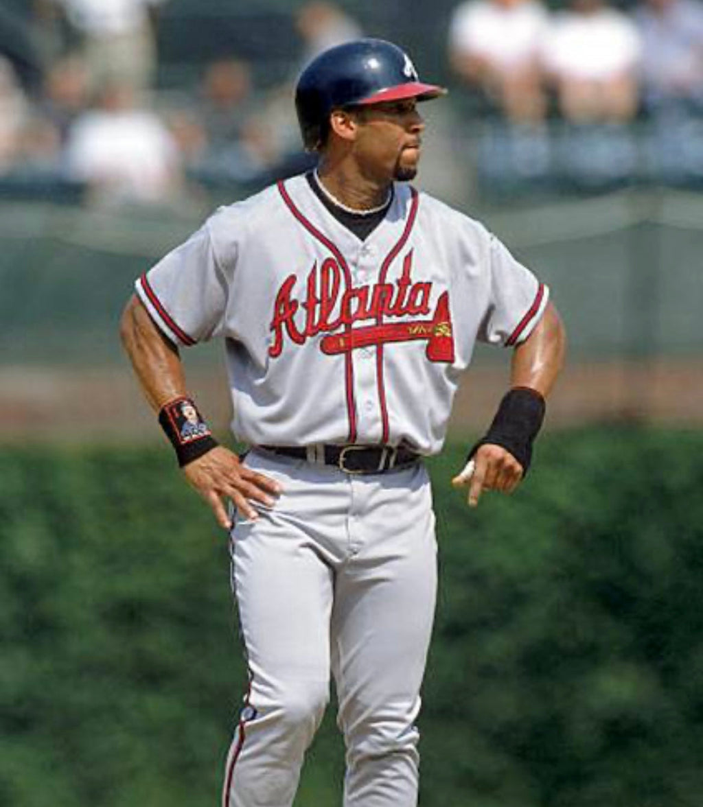 Gary Sheffield Atlanta Braves Official MLB Jersey Majestic
