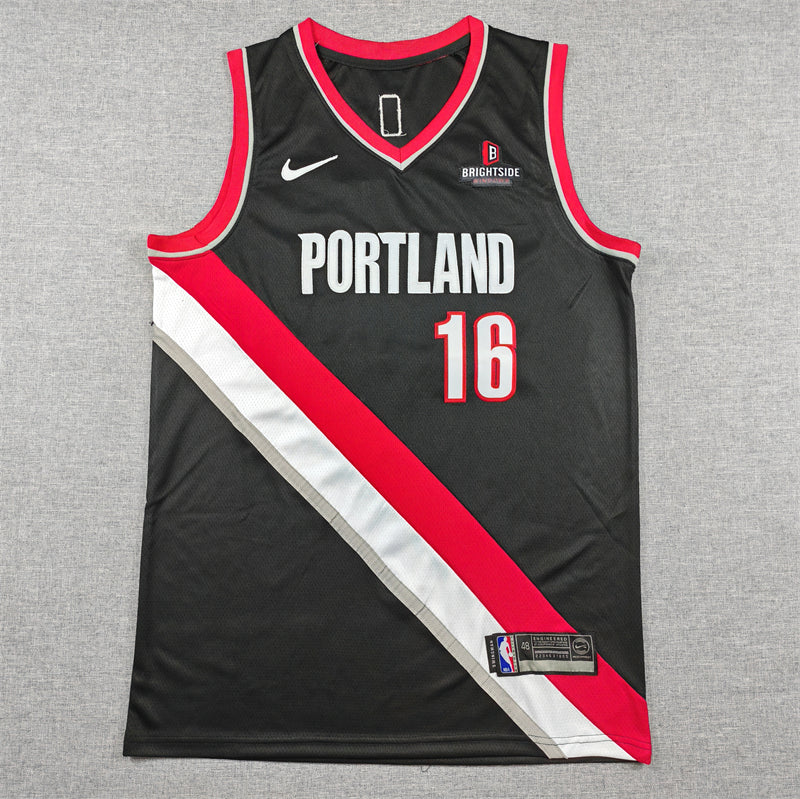 Yang Hansen Portland Trailblazers Official NBA Nike Jersey