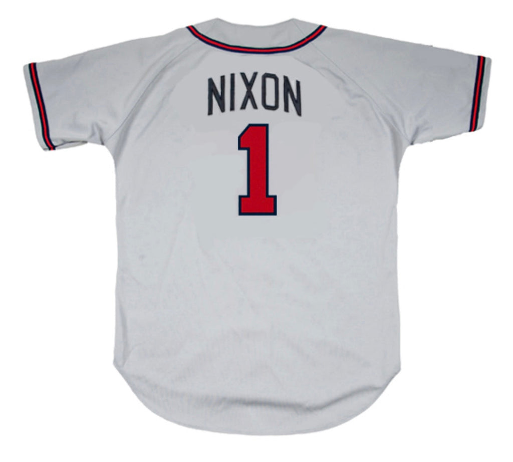Otis Nixon Atlanta Braves Official MLB Jersey Majestic
