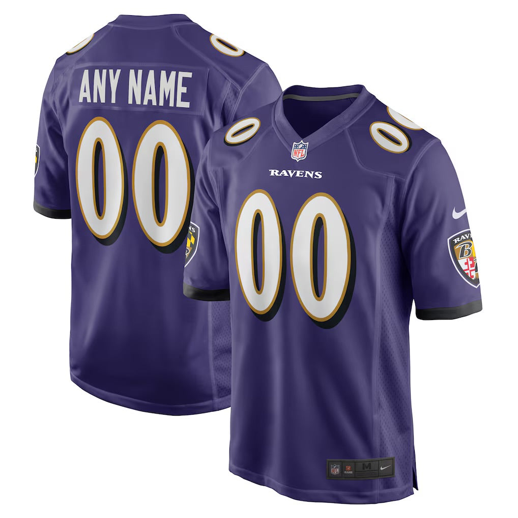 Any name & Number Baltimore Ravens Official NFL Nike jersey