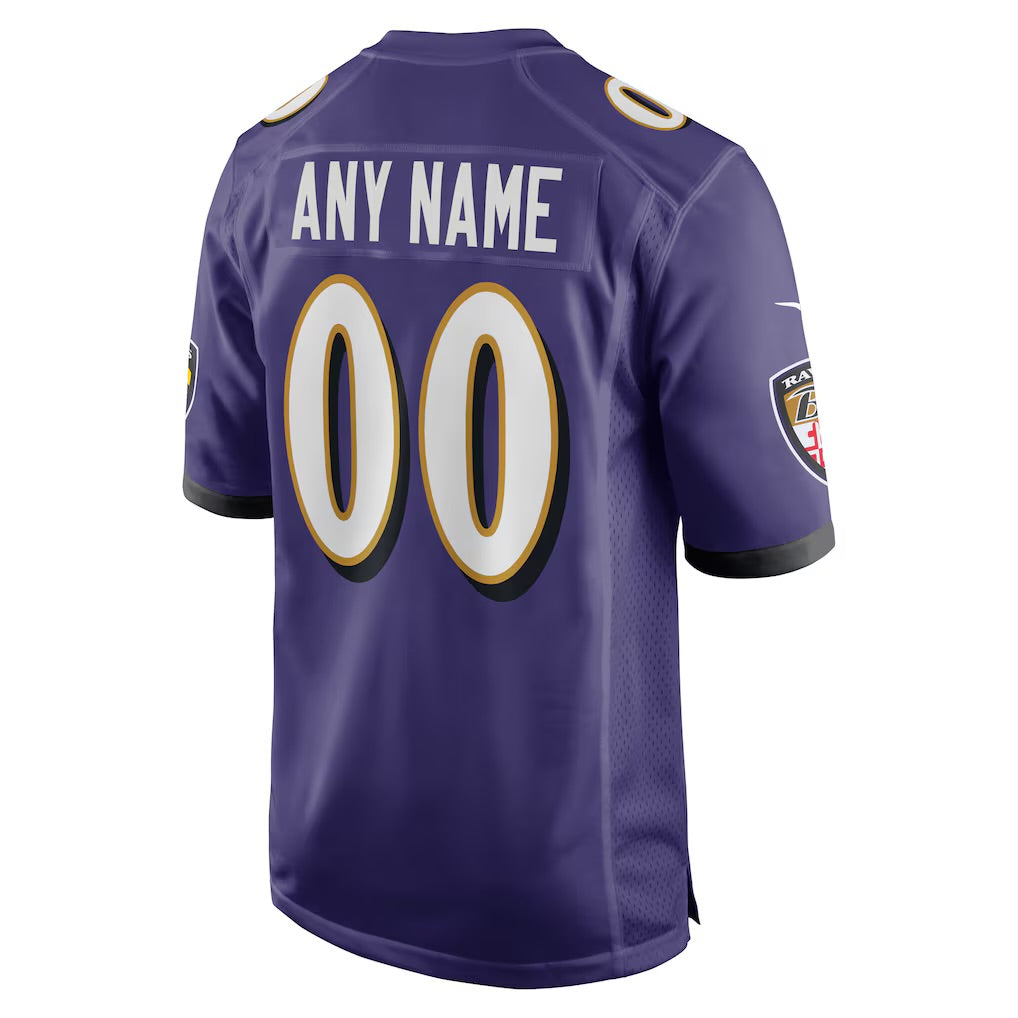 Any name & Number Baltimore Ravens Official NFL Nike jersey