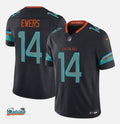 Quinn Ewers Miami Dolphins Official NFL Nike Rivalries Collection Jersey