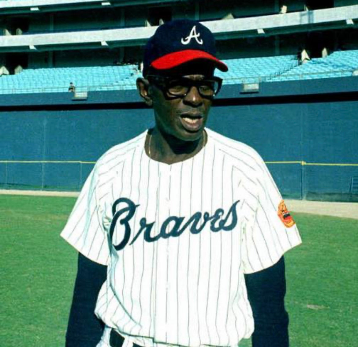 Satchel Paige 1969 Atlanta Braves Official MLB Majestic Jersey