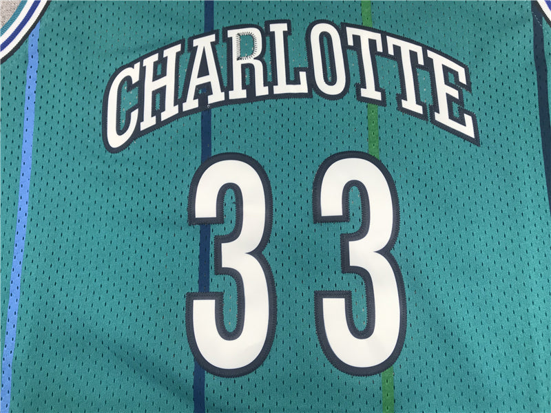 Alonso Mourning Charlotte Hornets Official NBA Mitchell & Ness Jersey