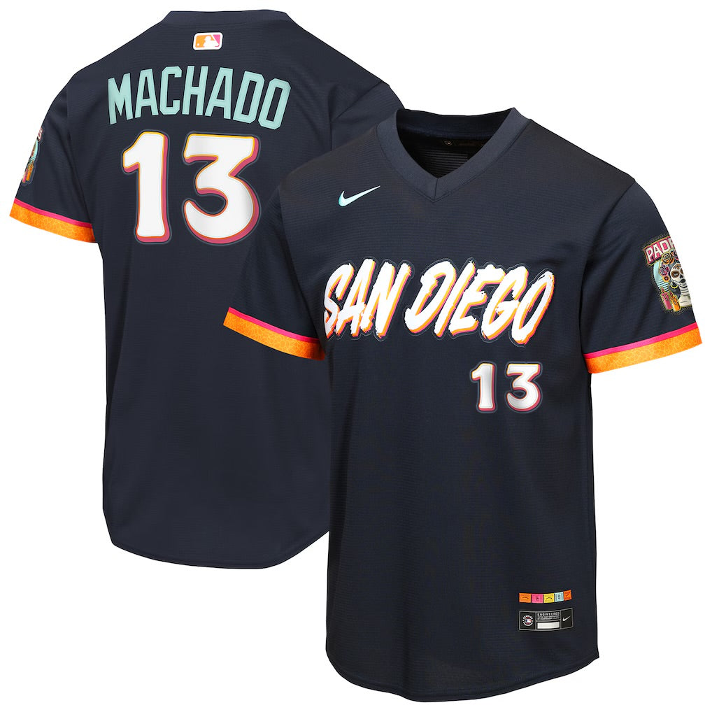 Manny Machado YOUTH KIDS San Diego Padres Official MLB Nike City Connect Limited Jersey