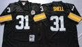 Donnie Shell Pittsburgh Steelers Official NFL Mitchell & Ness Jersey black