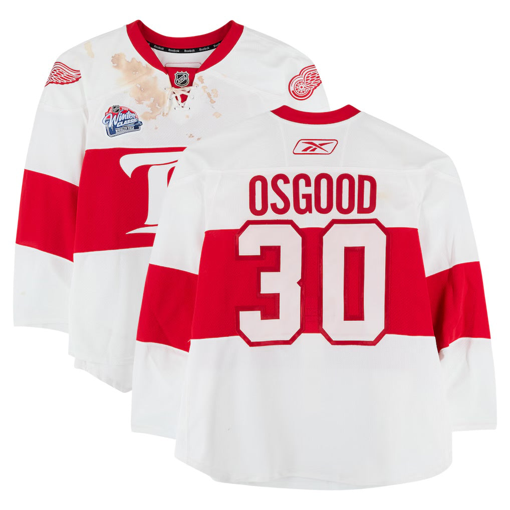 Chris Osgood Detroit Red Wings Official NHL Reebok  Jersey