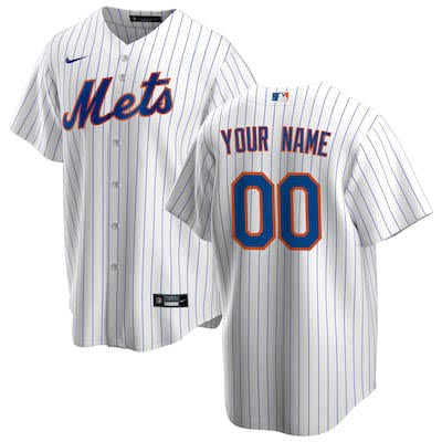Any Name & Number Customized New York Mets Official MLB jersey Nike pinstripes