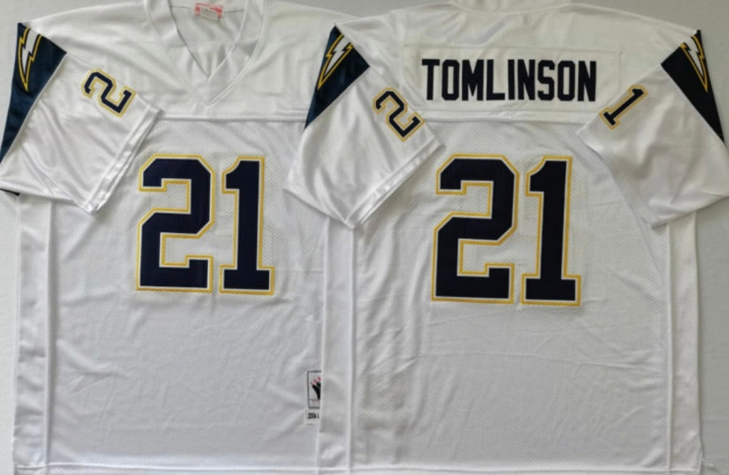 Ladainian Tomlinson San Diego Chargers Official NFL Jersey Mitchell & Ness white