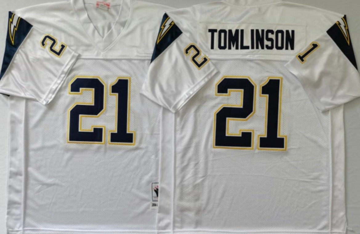 Ladainian Tomlinson San Diego Chargers Official NFL Jersey Mitchell & Ness white