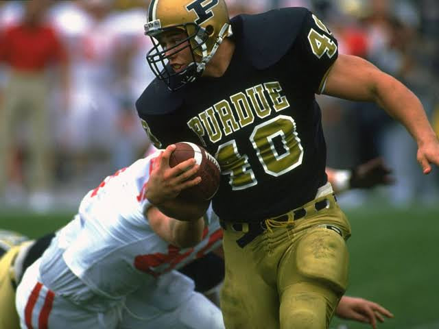 Mike Alstott Purdue Boilermakers Jersey Mitchell & Ness College Vault