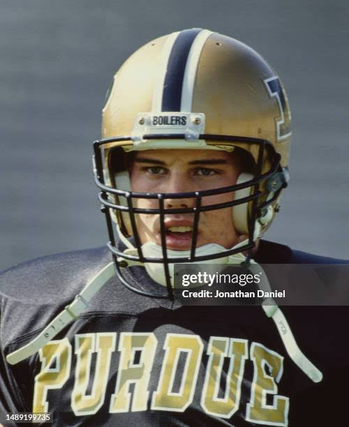 Mike Alstott Purdue Boilermakers Jersey Mitchell & Ness College Vault