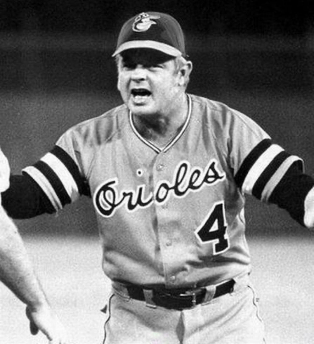 Earl Weaver 1971 Baltimore Orioles Official MLB Majestic Jersey