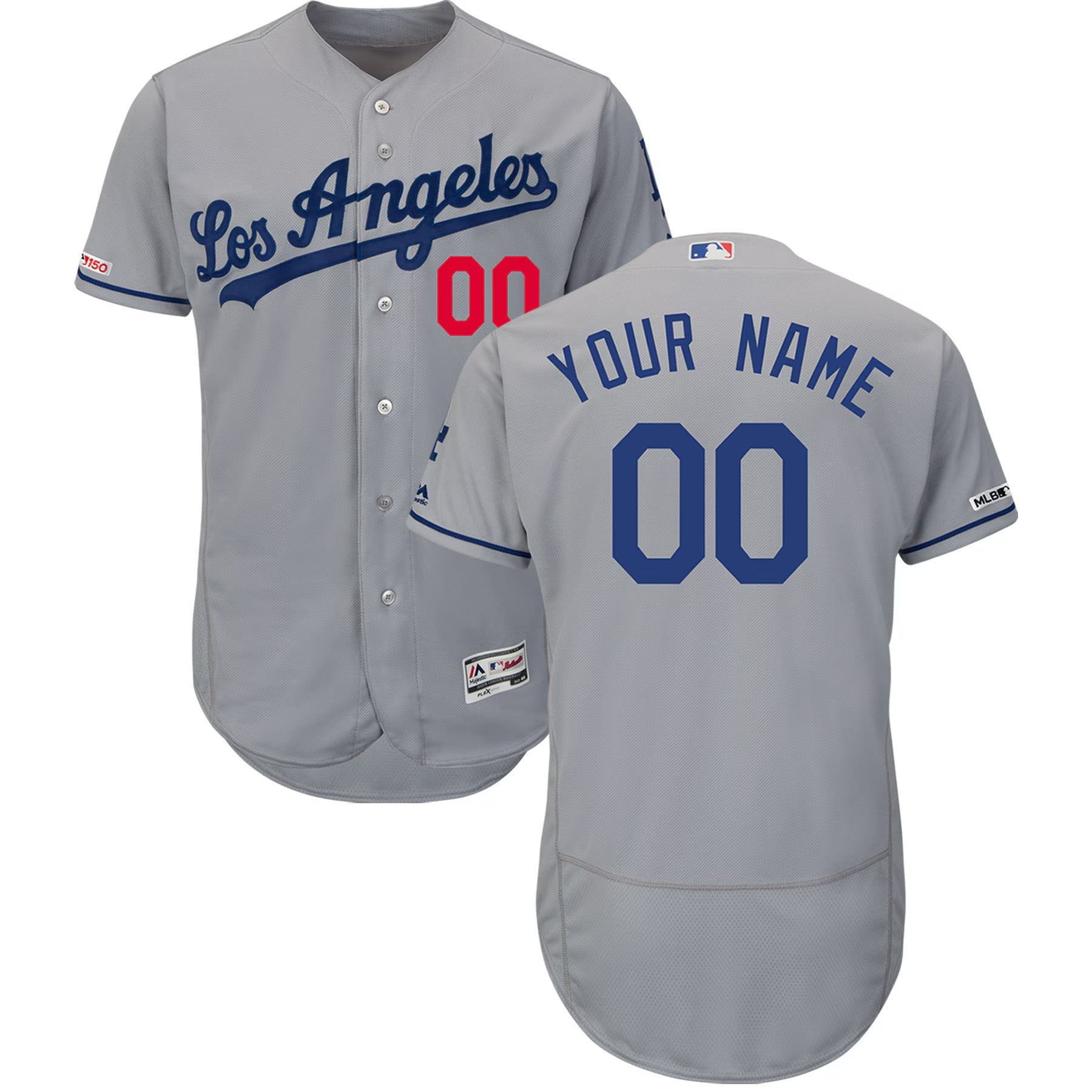 Any Name and Number customized YOUTH KIDS Los Angeles Dodgers Official MLB Majestic jersey
