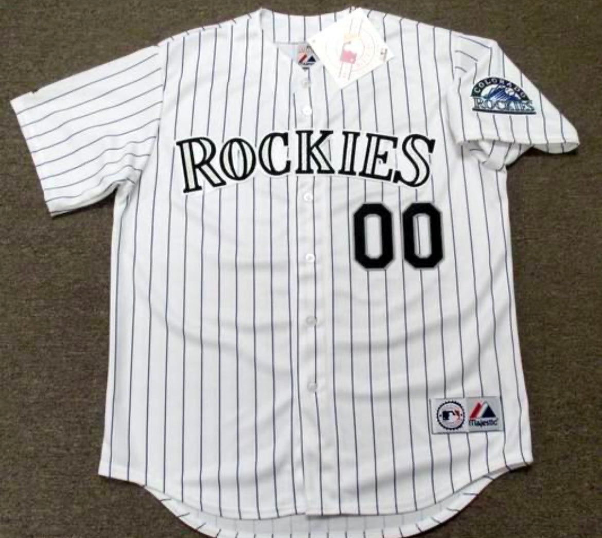 Any name & Number Custom Colorado Rockies Official MLB Majestic Jersey