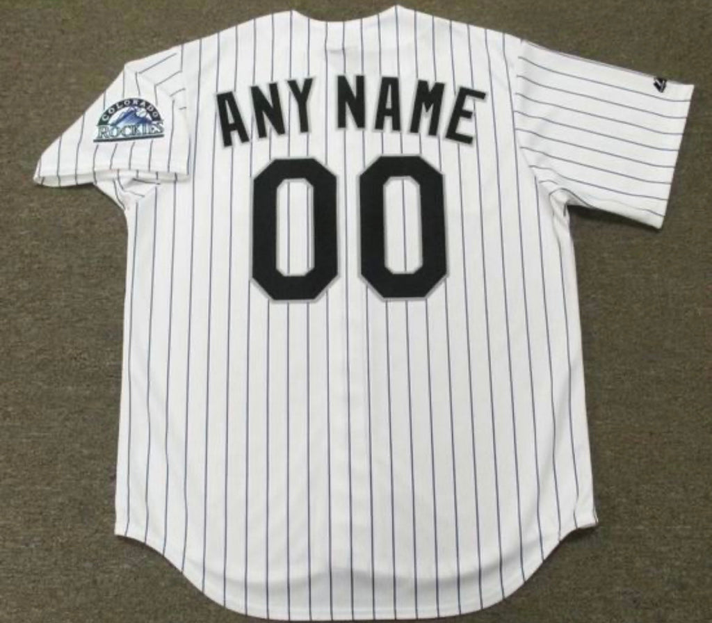 Any name & Number Custom Colorado Rockies Official MLB Majestic Jersey