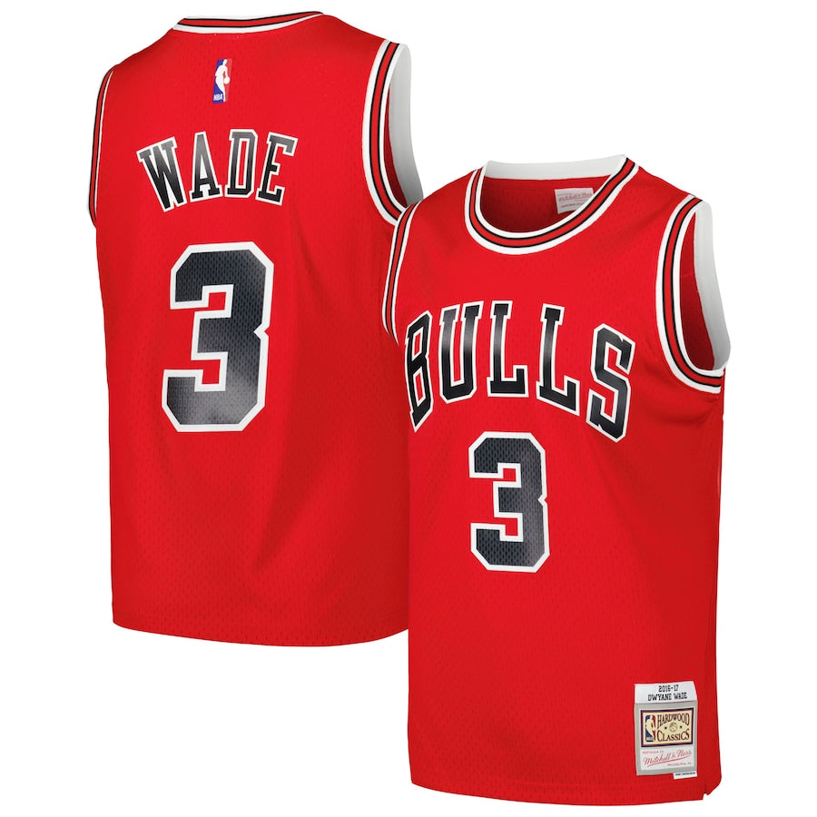 Dwyane Wade Chicago Bulls Official NBA Mitchell & Ness Jersey
