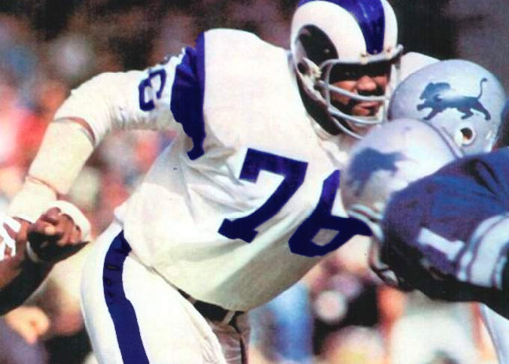 Rosey Grier Los Angeles Rams NFL Mitchell & Ness Jersey
