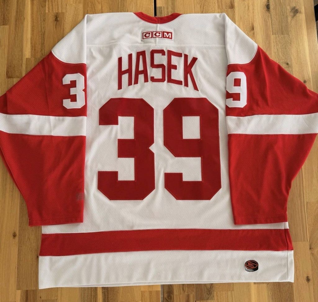 Dominik Hasek 2002 Detroit Red Wings Official NHL CCM Jersey