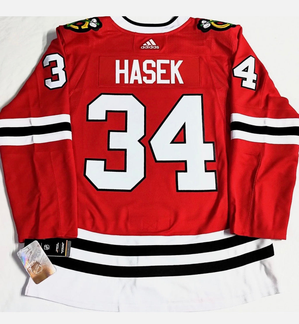 Dominik Hasek Chicago Blackhawks Official NHL Adidas Jersey
