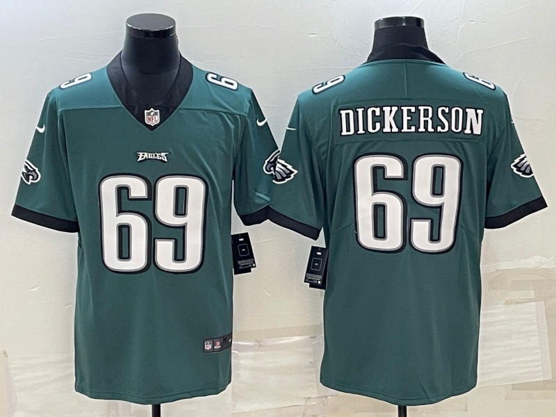 Landon Dickerson Philadelphia Eagles Nike NFL Jersey Green