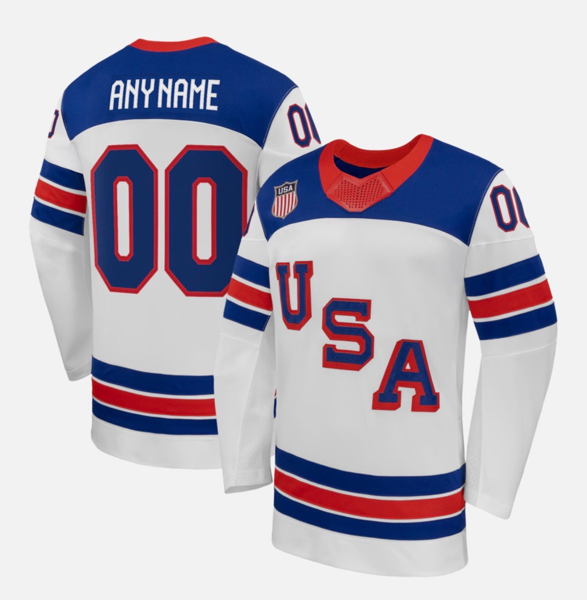 Any name & number customized 2026 Team USA Hockey Official Nike Jersey