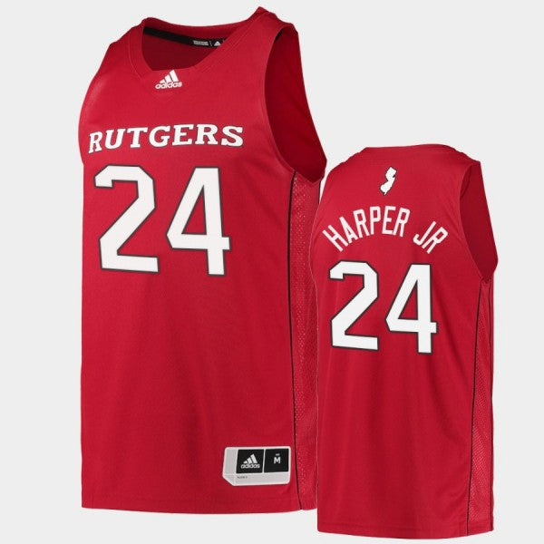 Ron Harper Jr. Rutgers Scarlet Knights Official NCAA basketball jersey