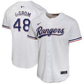 Jacob deGrom YOUTH KIDS Texas Rangers Official MLB Nike Jersey white