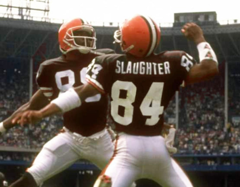 Webster Slaughter Cleveland Browns Official NFL Mitchell & Ness Jersey