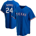 Brandon Nimmo Texas Rangers official MLB Nike Jersey blue