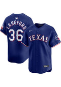 Wyatt Langford Texas Rangers official MLB Nike Jersey blue