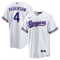 Joc Pederson Texas Rangers official MLB Nike Jersey white